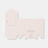 Baptisme Rosary op Roze Bedankdoosjes (Uitgevouwen)