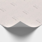 Baptisme Rosary op Roze Cadeaupapier (Hoek)