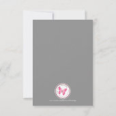 Baptisme Rosary op Roze Kaart (Achterkant)