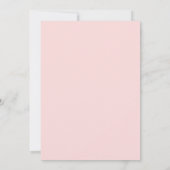 Baptisme - Roze Damask Kaart (Achterkant)