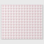 , Baptisme, Roze, Meisje, Lamb Cadeaupapier (Vlak)