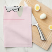 , Baptisme, Roze, Meisje, Lamb Theedoek (Quarter Fold)