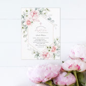 Baptisme roze rozen | Vaste Waterverf