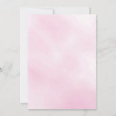 Baptisme roze sky girl over de minimalistische mod kaart (Achterkant)