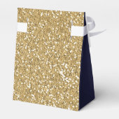 Baptisme Tent Favor Box Navy & Gold Boy Bedankdoosjes (Achterkant)