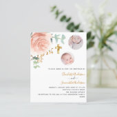 Baptisme tweetweert meisjes filmfotobudget uitnodi (Staand voorkant)