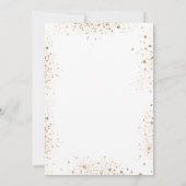 Baptisme twint Eucalyptus greenery Gold script Kaart (Achterkant)