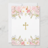 Baptisme Uitnodiging, Christening, Toewijzing Kaart (Achterkant)