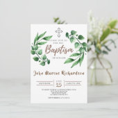 Baptisme-uitnodiging Kaart (Staand voorkant)