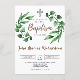 Baptisme-uitnodiging Kaart