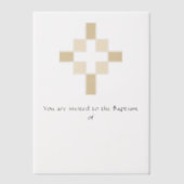 Baptisme-uitnodiging Vellum Uitnodigingen (Voorkant)