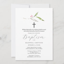 Baptisme Uitnodigingen Religieuze Botanicals