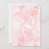 Baptisme-uitvindingen | Roze plastic en goudglitte Kaart (Achterkant)