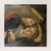 Baptisme van Christus Angels door Leonardo da Vinc Legpuzzel (Horizontaal)