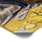 Baptisme van Christus door Da Vinci en Verrocchio Poster (Hoek)