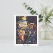 Baptisme van Christus door Jacopo Tintoretto Briefkaart (Staand voorkant)