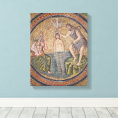 Baptisme van Christus door John de Baptist Canvas Afdruk (Insitu (Houten vloer))
