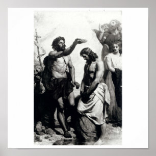 Baptisme van Christus, ongeveer 1879 Poster