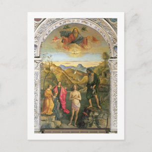 Baptisme van Christus, St. John Altarpart Briefkaart