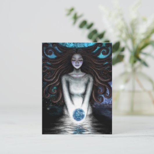 Baptisme van de aarde briefkaart (Staand voorkant)