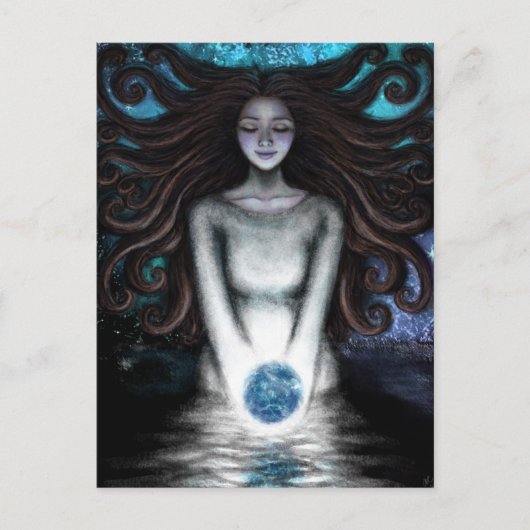 Baptisme van de aarde briefkaart (Voorkant)