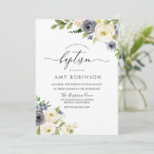 Baptisme van de witte en de zeemacht Elegant Water Kaart (Staand voorkant)