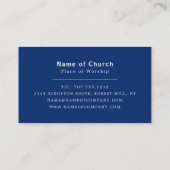 Baptisme van Jezus, christendom, godsdienst Visitekaartje (Achterkant)