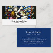 Baptisme van Jezus, christendom, godsdienst Visitekaartje (Voorkant / Achterkant)