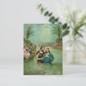 Baptisme van Jezus Christus Briefkaart (Staand voorkant)