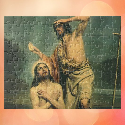 Baptisme van Jezus Christus door John de Baptist Legpuzzel