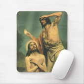 Baptisme van Jezus Christus door John de Baptist Muismat (Met muis)