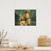 Baptisme van Jezus Christus door John de Baptist Poster (Keuken)
