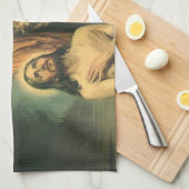 Baptisme van Jezus Christus door John de Baptist Theedoek (Quarter Fold)