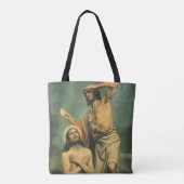 Baptisme van Jezus Christus door John de Baptist Tote Bag (Achterkant)