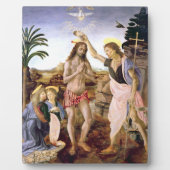 Baptisme van Jezus Christus door Leonardo Da Vinci Fotoplaat (Voorkant)