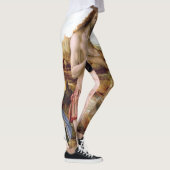 Baptisme van Jezus Christus door Leonardo Da Vinci Leggings (Rechts)