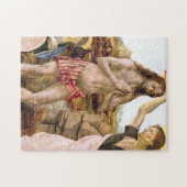 Baptisme van Jezus Christus door Leonardo Da Vinci Legpuzzel (Horizontaal)