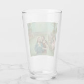 Baptisme van Jezus Christus Glas (Achterkant)