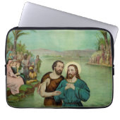 Baptisme van Jezus Christus Laptop Sleeve (Voorkant)