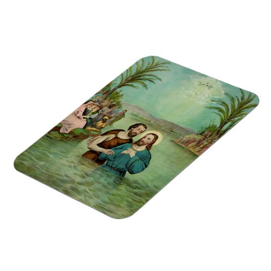 Baptisme van Jezus Christus Magneet (Linkerzijde)