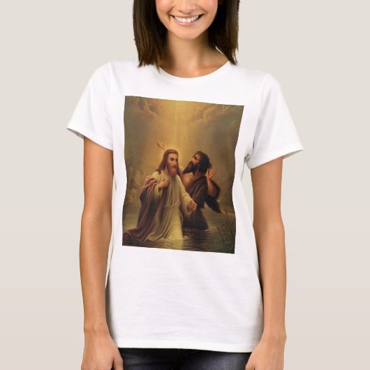 Baptisme van Jezus Christus T-shirt (Voorkant)