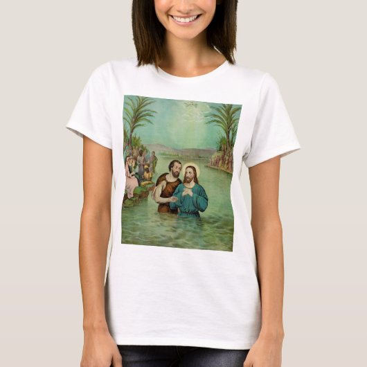 Baptisme van Jezus Christus T-shirt (Voorkant)