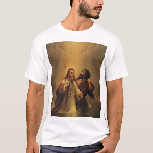 Baptisme van Jezus Christus T-shirt (Voorkant)
