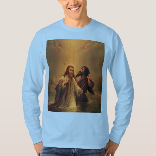 Baptisme van Jezus Christus T-shirt (Voorkant)