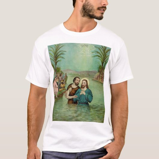Baptisme van Jezus Christus T-shirt (Voorkant)