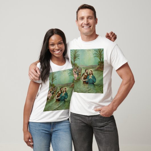 Baptisme van Jezus Christus T-shirt (Unisex)