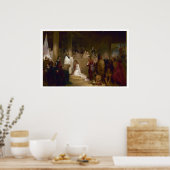 Baptisme van Pocahontas  Art Print Poster (Keuken)