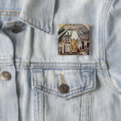 Baptisme van Rus, 1885-96 Vierkante Button 5,1 Cm (In situ)