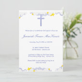 Baptisme van wolken en sterren kaart (Staand voorkant)