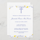 Baptisme van wolken en sterren kaart (Voorkant / Achterkant)